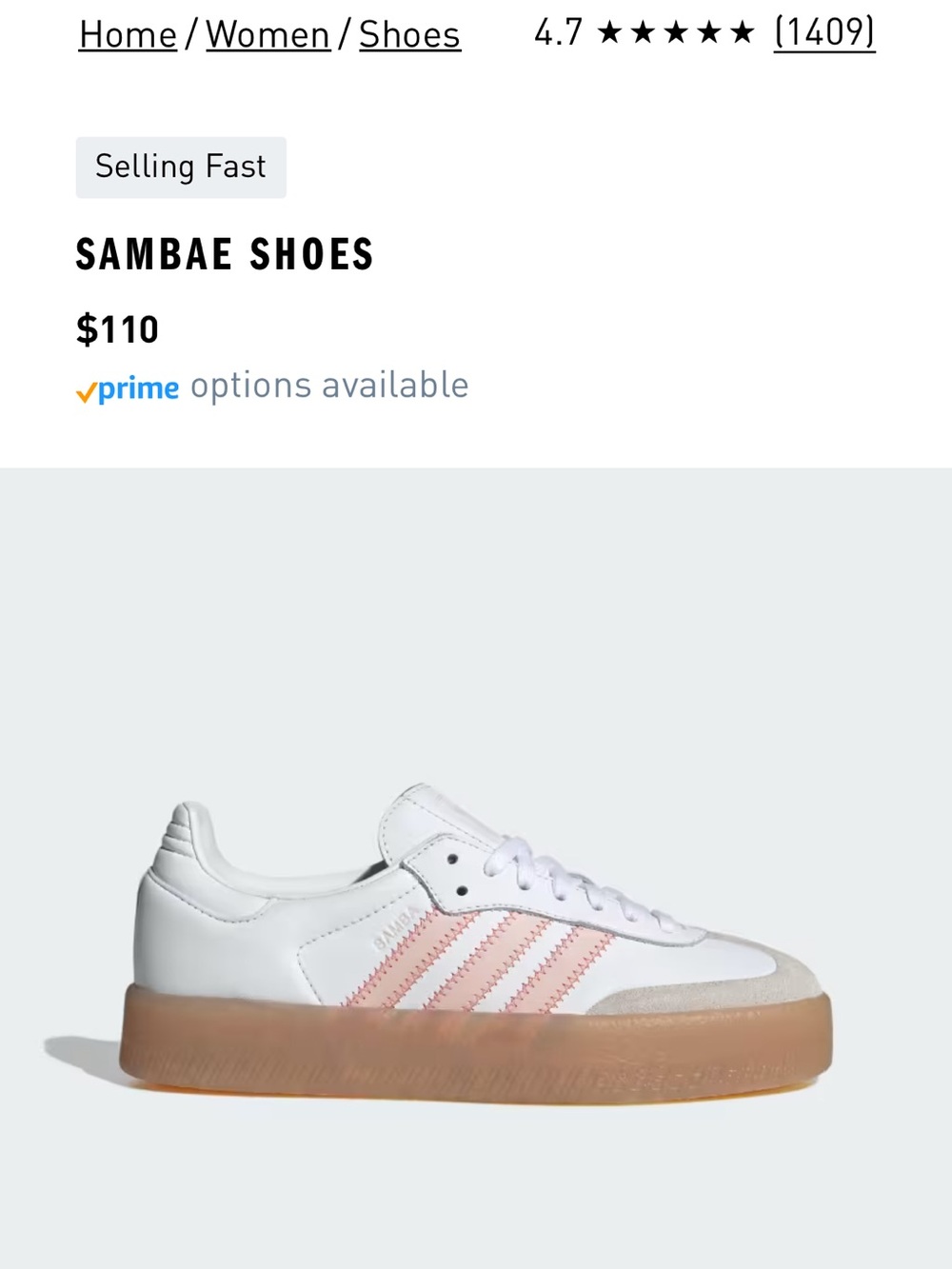 Adidas Sambae  7.5W - Picture 3 of 4